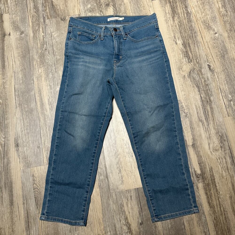 Levi's 311 Shaping Skinny Capri Jeans Women's W28 Mid Rise